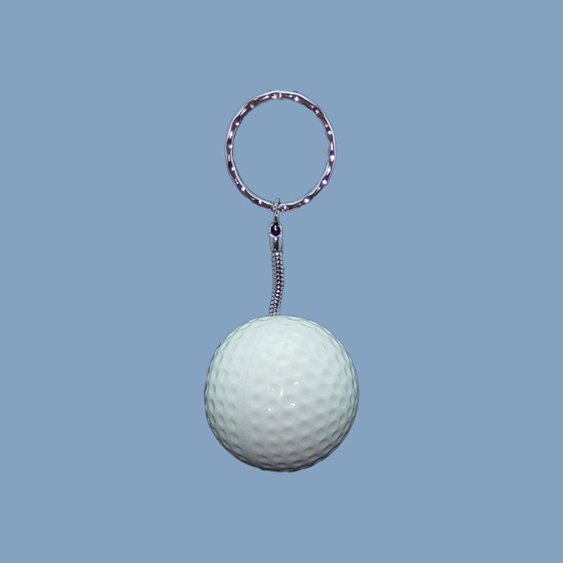 Golf-Ball-Clock-Keychain-Precise-Durable-Back-Hanging