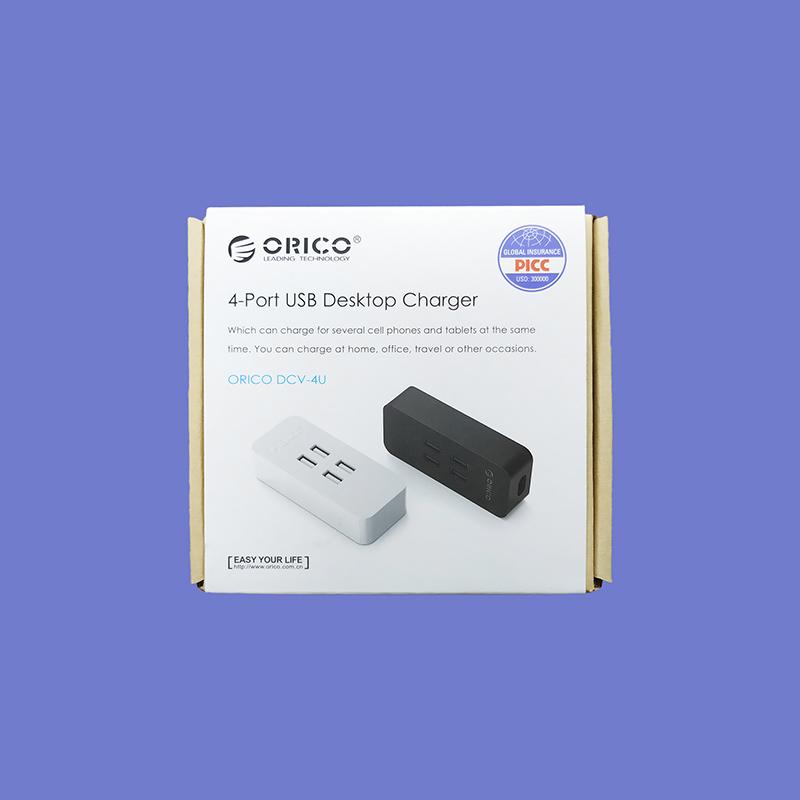 Orico-USB-Charger-Multi-USB-4-Port-Smart-Charger-5V-4A-20W-BOX